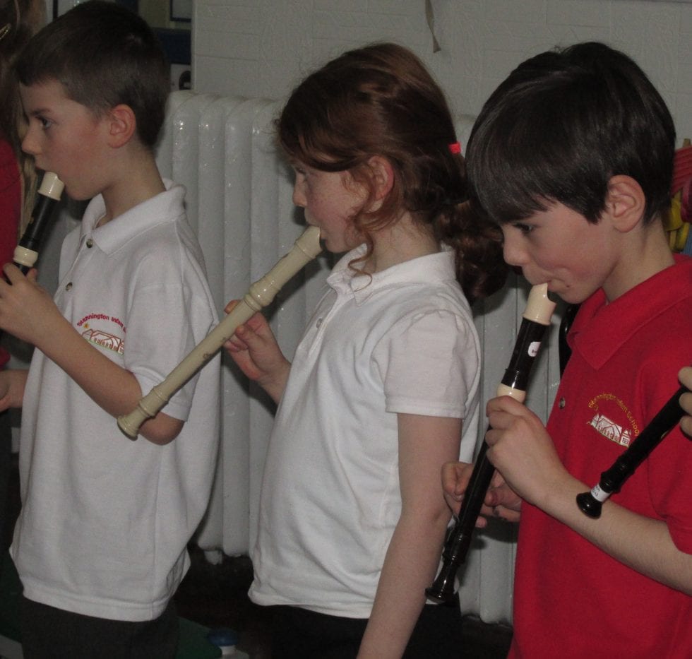 Class 5 recorder assembly Stannington Infant School