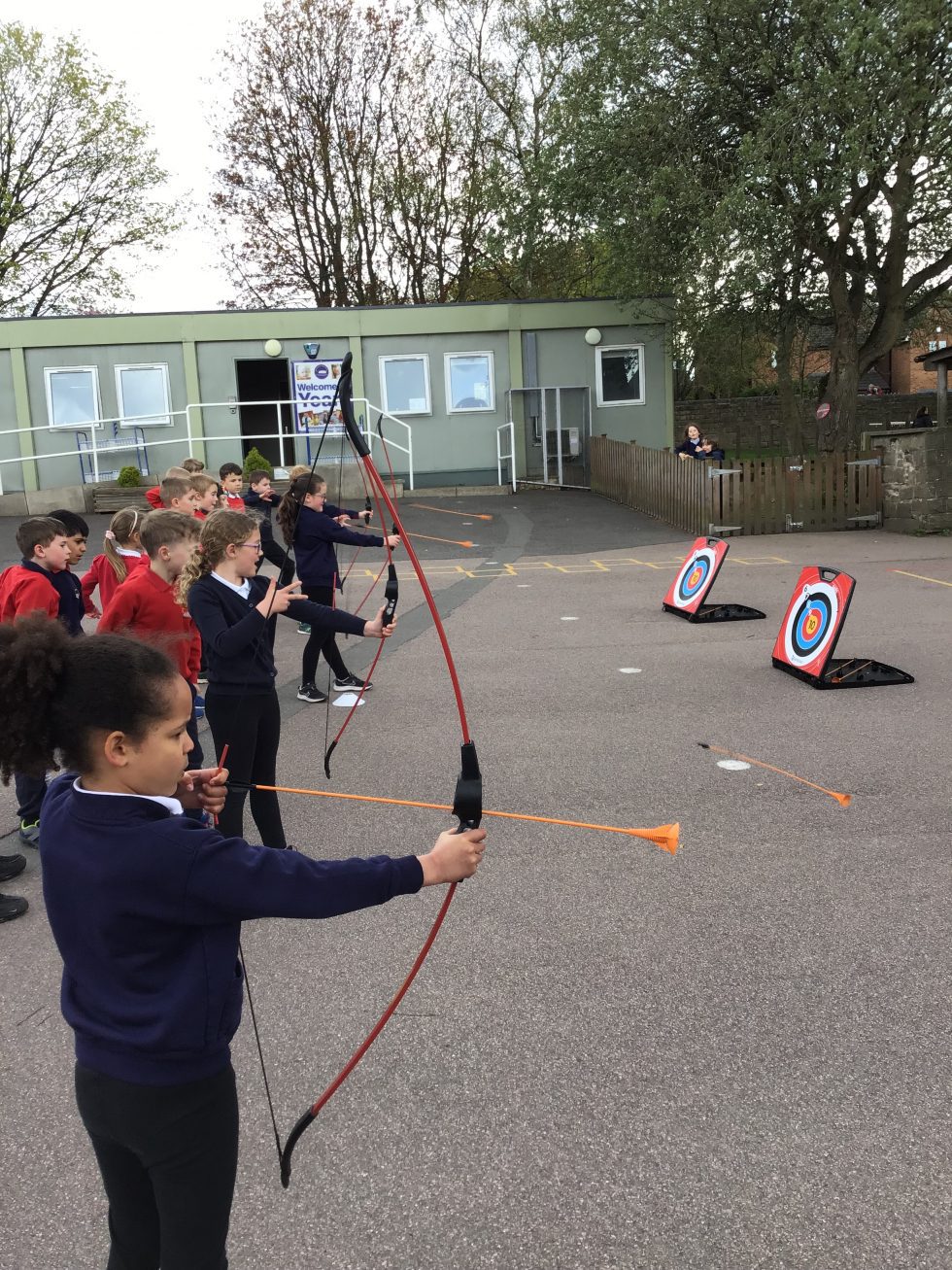 Year 2 Archery Stannington Infant School