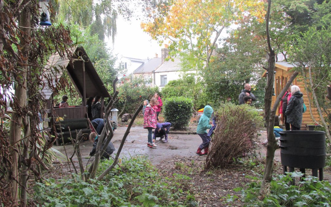 The opening of The Hive Forest School classroom
